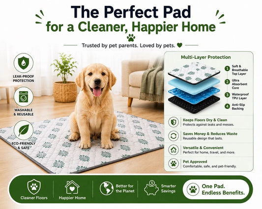🐾Washable Dog Pee Pad.