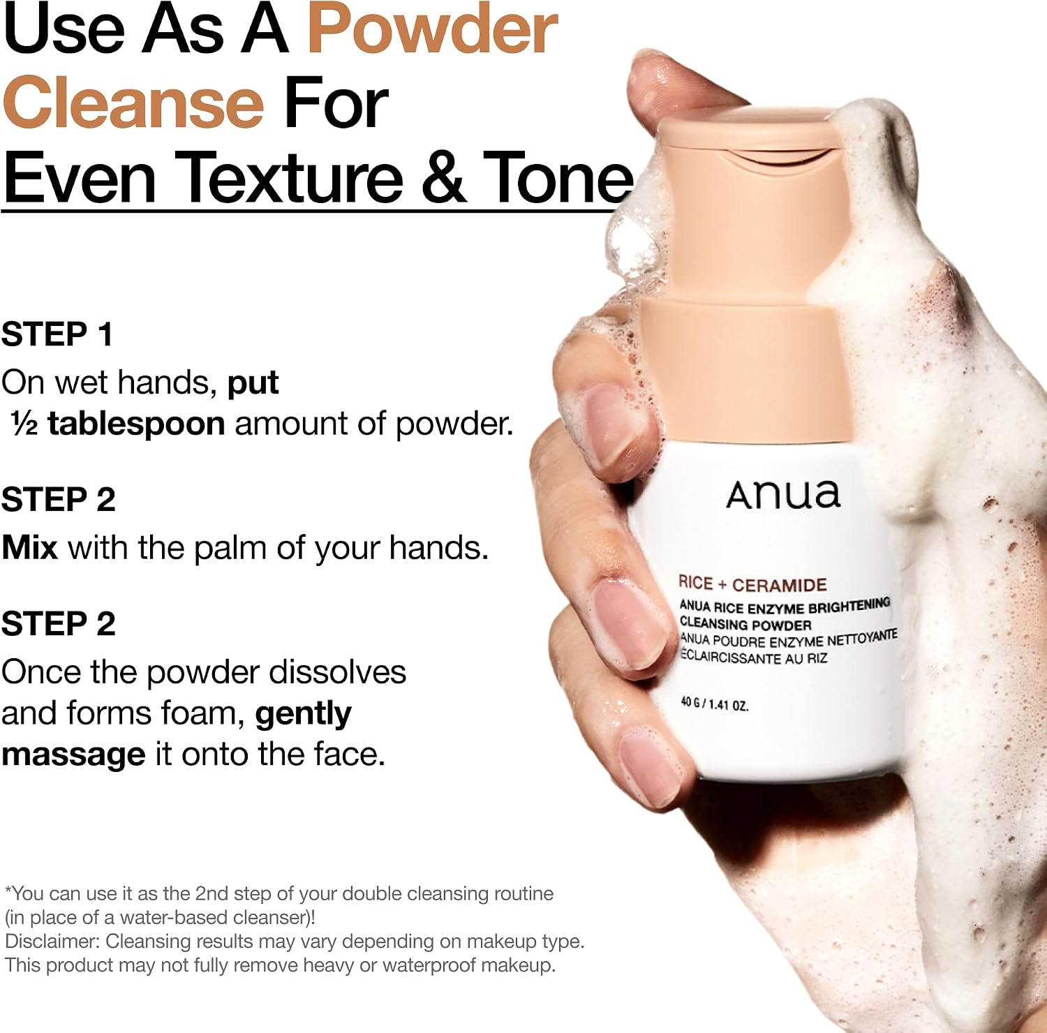 Rice Enzyme & Ceramide Radiant Cleansing Powder